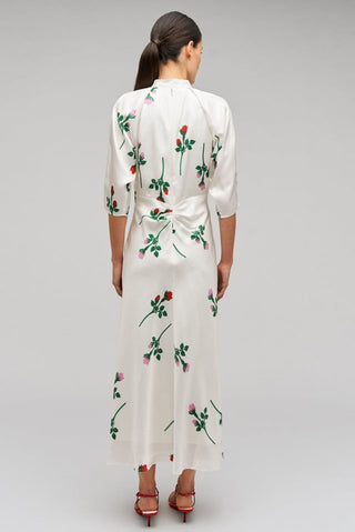 Oroton Rosebud Tie Neck Dress Renascence Studio BACK