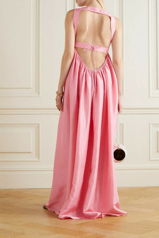 Oroton Strappy Sundress Pink - Renascence Studio back