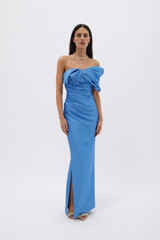 Rachel Gilbert Marlo Gown in Blue