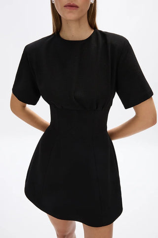 Rachel Gilbert Dover Mini in Black CLOSE UP