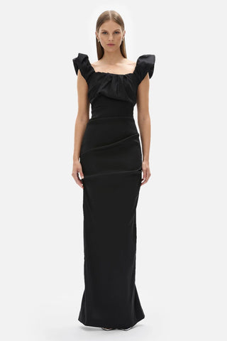 Rachel Gilbert Kalina Gown Black 1