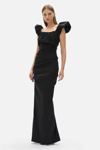 Rachel Gilbert Kalina Gown Black 2