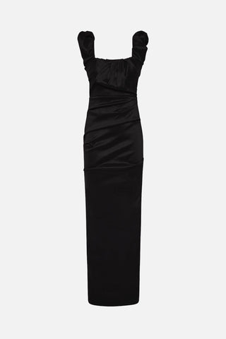 Rachel Gilbert Kalina Gown Black STOCK