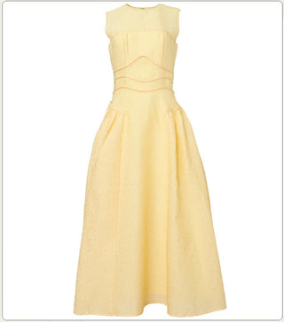 Rachel Gilbert Sophia Dress in Yellow Renascence Studio 2