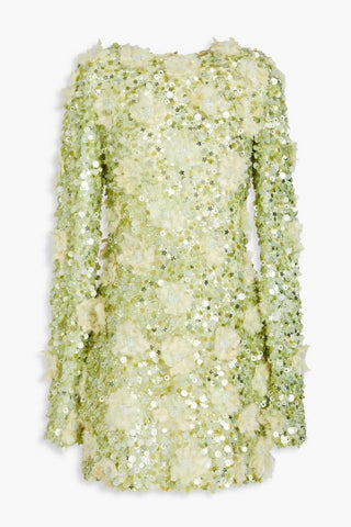 Rachel Gilbert Karal Embellished Mini Dress RENASCENCE STUDIO STOCK
