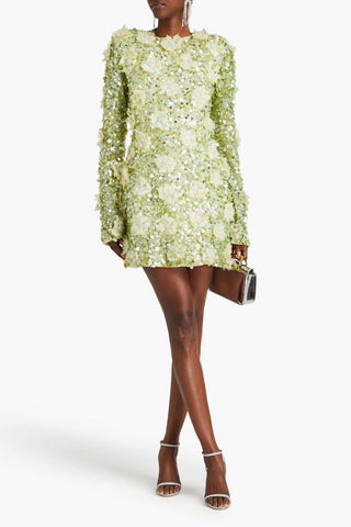 Rachel Gilbert Karal Embellished Mini Dress RENASCENCE STUDIO FRONT
