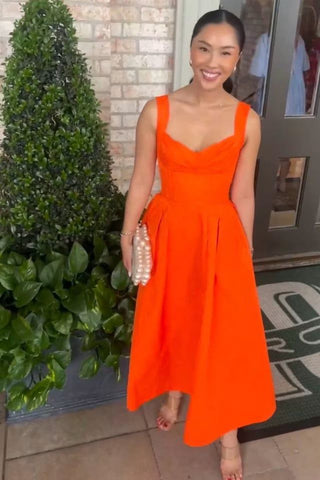 Rebecca Vallance Carmelita Midi Dress styled