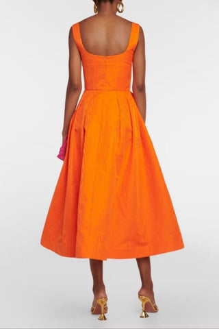 Rebecca Vallance Carmelita Midi Dress BACK