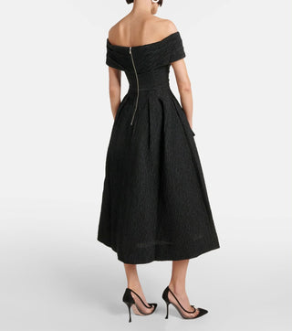 Rebecca Vallance Helene Off Should Midi Dress