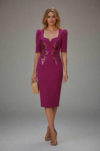 Rebecca Vallance Venetia Sequined Midi Dress