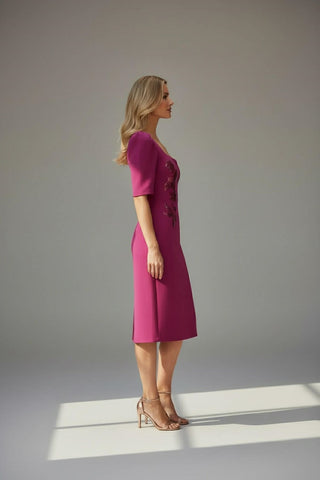 Rebecca Vallance Venetia Sequined Midi Dress