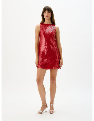 Roame Bobbi Mini Dress in Red front