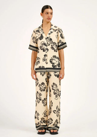 Roame Cruz Shirt And Ascend Pant in Hibiscus Sunrise Renascence Studio FULL VIEW FRONT