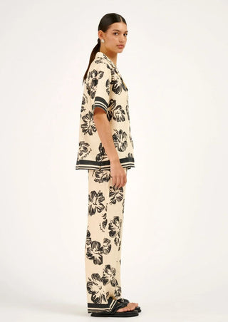 Roame Cruz Shirt And Ascend Pant in Hibiscus Sunrise Renascence Studio SIDE VIEW