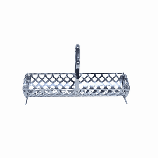 Immaculate Queen Anne Style Chromium Plated Biscuit Tray | Mayell & Co. England