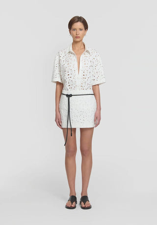 Viktoria and Woods Rosella Shirt and Augustus Skirt in Ivory