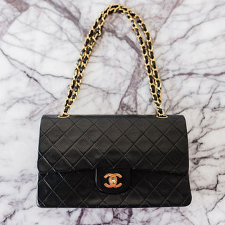 Vintage Chanel Classic Double Flap Secondhand Designer Bag