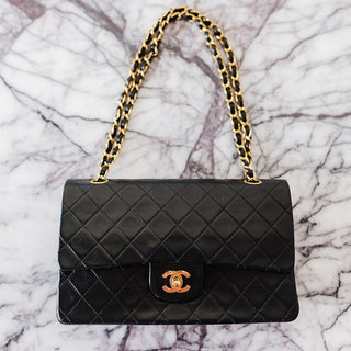 Vintage Chanel Classic Double Flap Shoulder Bag 
