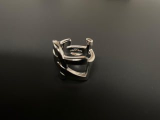 Saint Laurent Opyum Twist Ring YSL. Very Good Used Condition. Inside Band