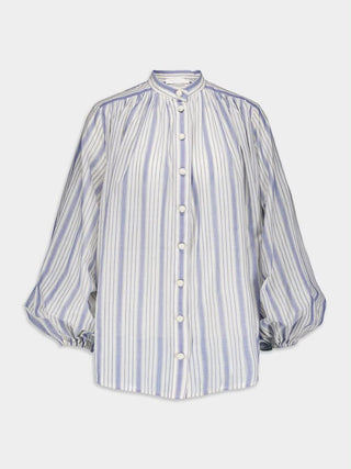 Zimmermann Chintz Striped Billow Blouse stock image