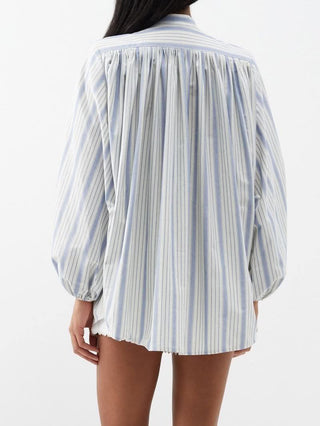 Zimmermann Chintz Striped Billow Blouse BACK