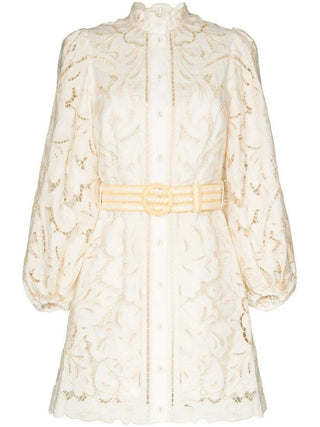 Zimmermann Empire Broderie Short Dress STOCK