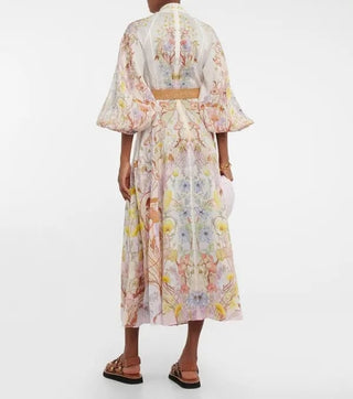 Zimmermann Jeannie Billow Long Dress back view