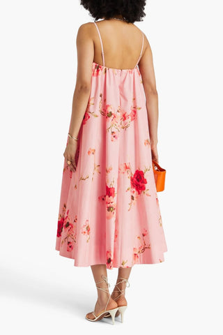 Zimmermann Lightburst Puff Midi Dress BACK
