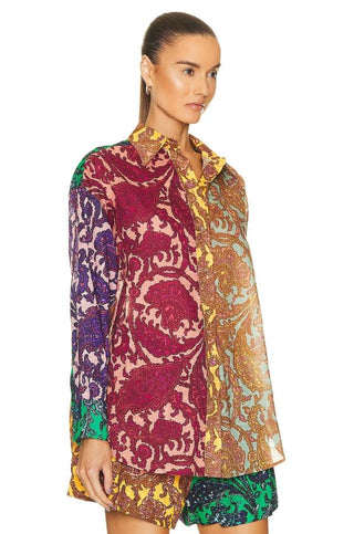 Zimmermann Tiggy Shirt and Shorts Set RenasenceStudio - Side close view