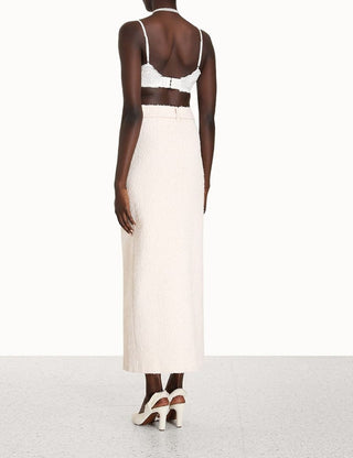 Zimmermann Wonderland Doily Bralette model back image