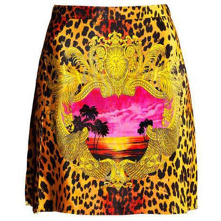 Versace for H&M leopard print skirt