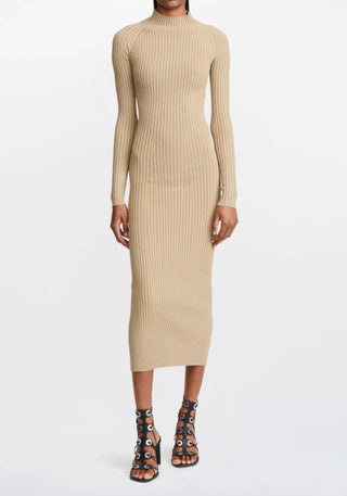 Dion Lee Sahara Stripe Rib Twist Dress for Hire, wear it two ways