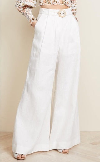 Zimmermann Radiate Slouch Pants in Excellent Used Condition. Close up