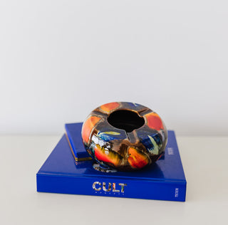 Vintage Brightly Coloured Ashtray, Ricard Ceramic c1960