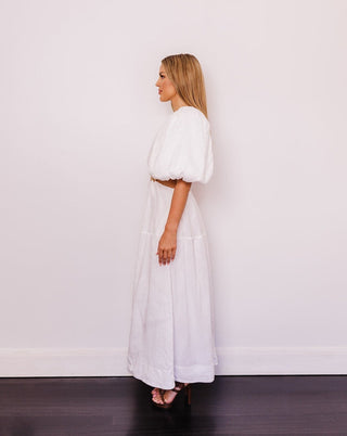 aje vanades cut out ring midi dress AJE VANADES CUTOUT RING MIDI DRESS SIZE AUS 8 / US 4