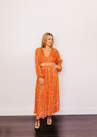 Scanlan Theodore Paisley GGT Midi Dress for Hire